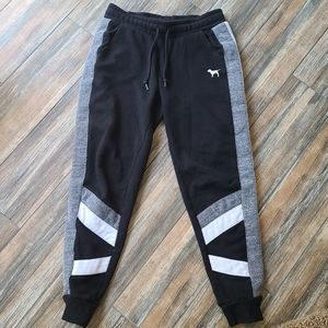 PINK black joggers